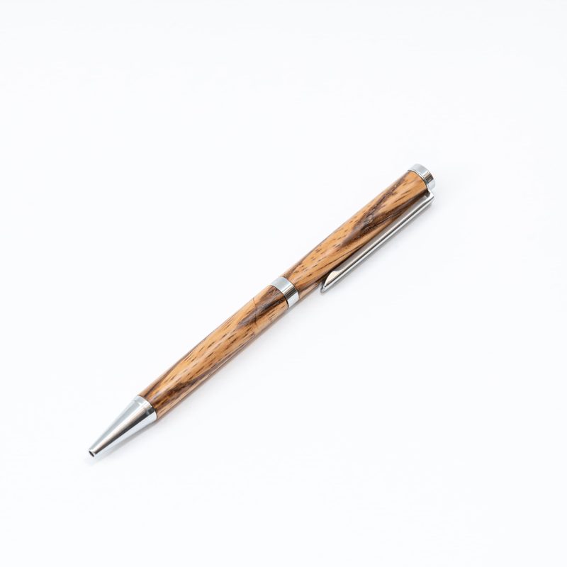 Zebrano medžio rašiklis